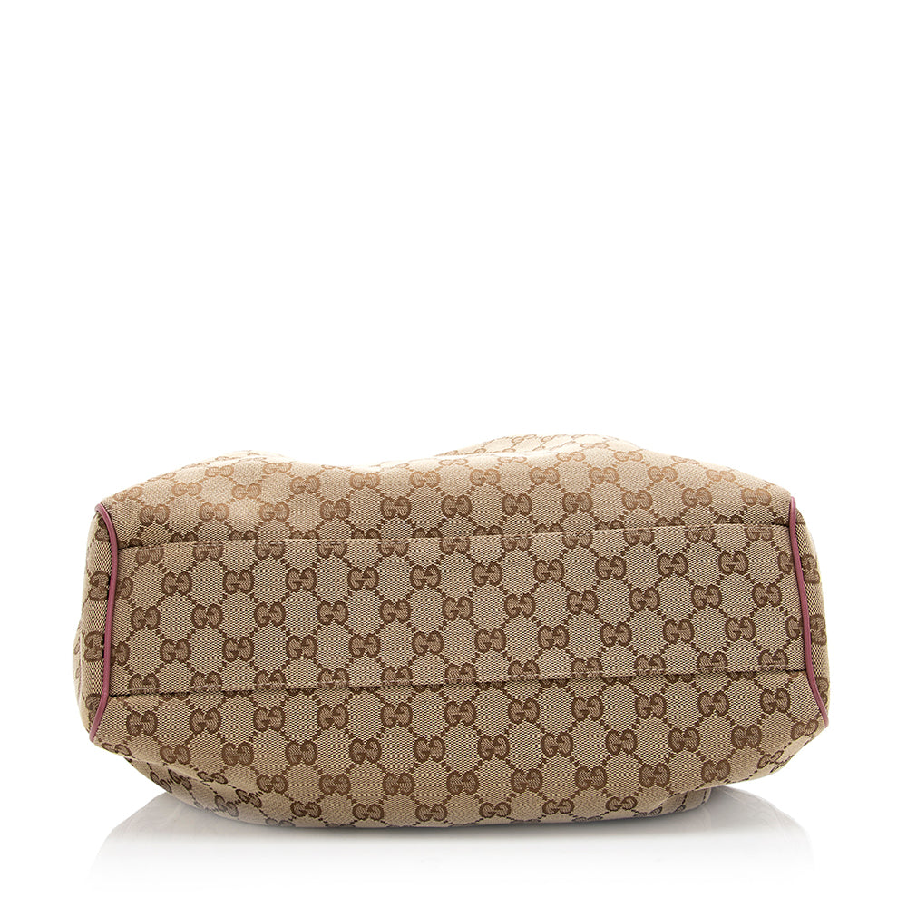 Gucci GG Canvas Sukey Medium Tote (SHF-20013)