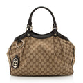 Gucci GG Canvas Sukey Medium Tote (SHF-21762)