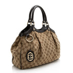 Gucci GG Canvas Sukey Medium Tote (SHF-21959)