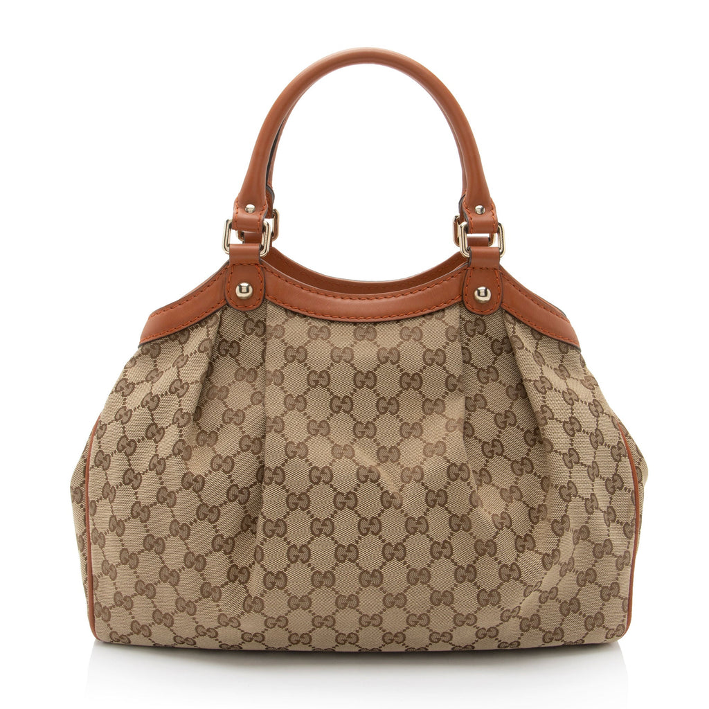 Gucci GG Canvas Sukey Medium Tote (SHF-Prk73B)