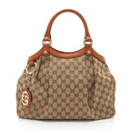 Gucci GG Canvas Sukey Medium Tote (SHF-Prk73B)