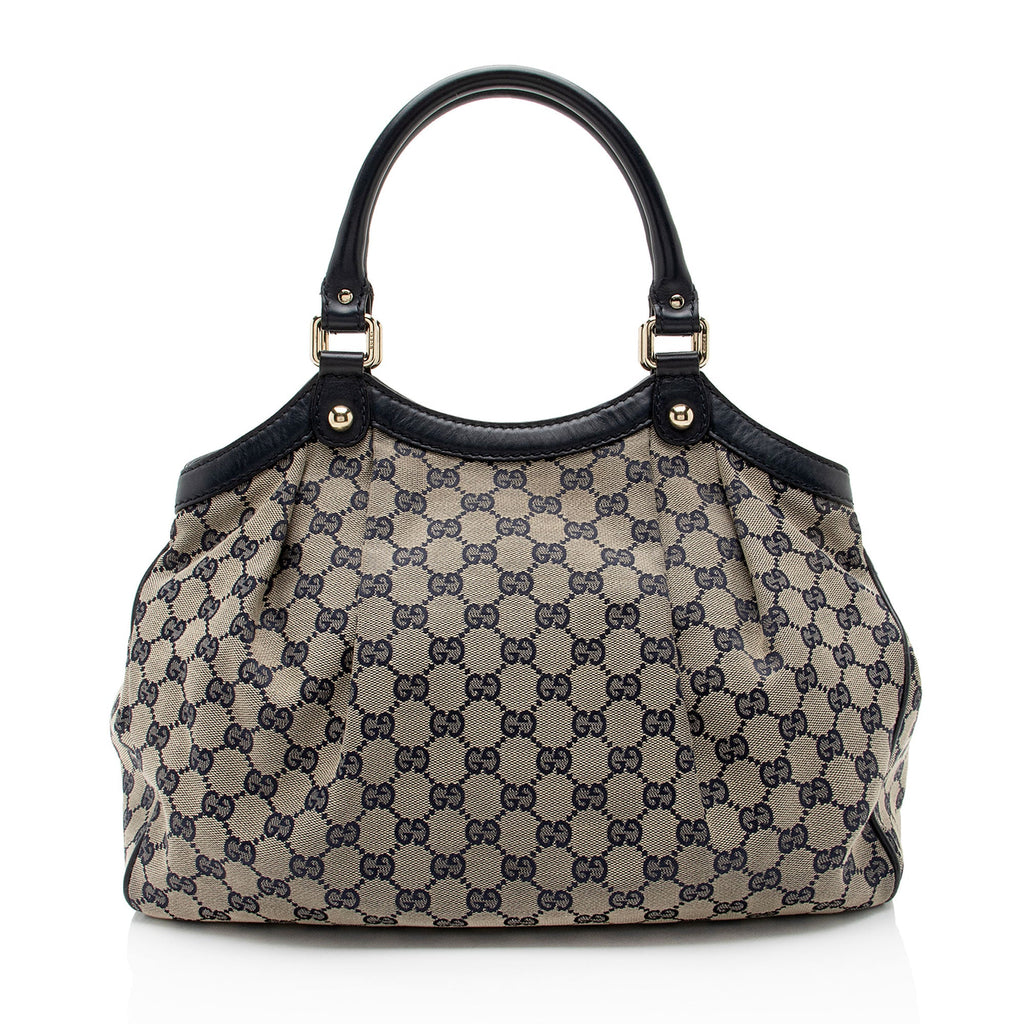 Gucci GG Canvas Sukey Medium Tote (SHF-Bw59AB)