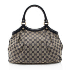 Gucci GG Canvas Sukey Medium Tote (SHF-Bw59AB)