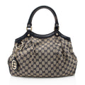 Gucci GG Canvas Sukey Medium Tote (SHF-Bw59AB)