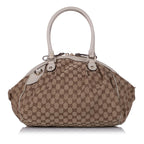 Gucci GG Canvas Sukey Satchel (SHG-29098)