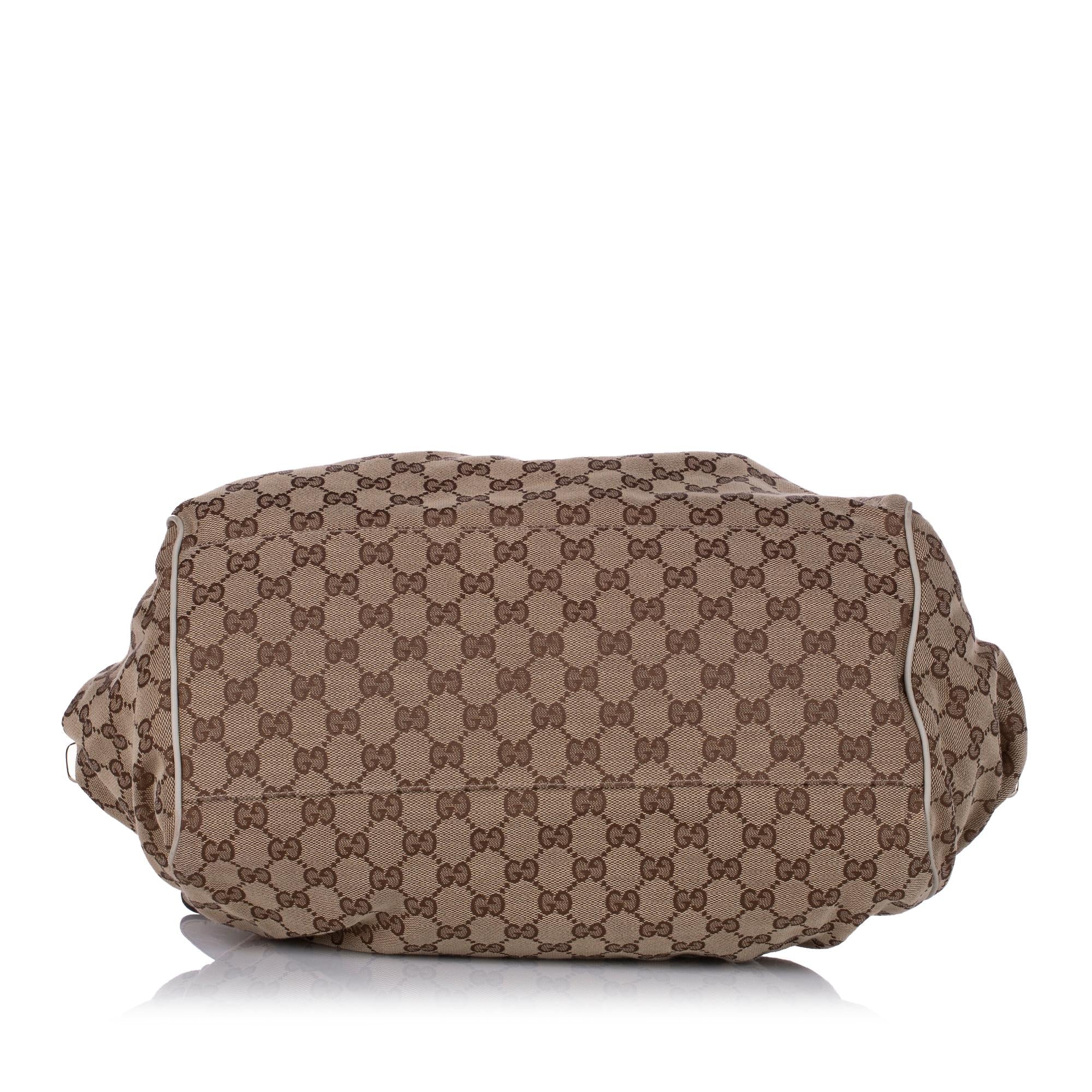 Gucci GG Canvas Sukey Satchel (SHG-29098)