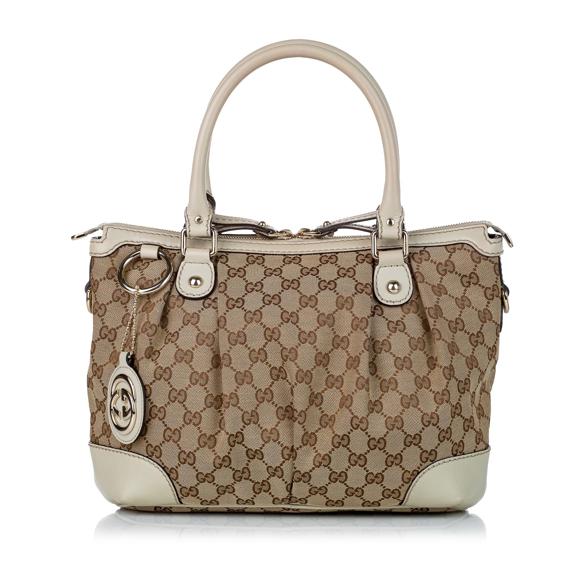 Gucci GG Canvas Sukey Satchel (SHG-30428)