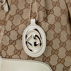 Gucci GG Canvas Sukey Satchel (SHG-30428)