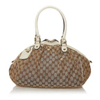 Gucci GG Canvas Sukey Satchel (SHG-32634)