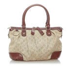 Gucci GG Canvas Sukey Satchel (SHG-32672)