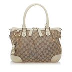Gucci GG Canvas Sukey Satchel (SHG-33280)