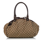 Gucci GG Canvas Sukey Satchel (SHG-34504)