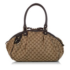 Gucci GG Canvas Sukey Satchel (SHG-34504)