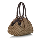 Gucci GG Canvas Sukey Satchel (SHG-37363)
