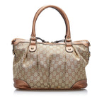 Gucci GG Canvas Sukey Satchel (SHG-tzQVlR)