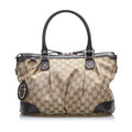 Gucci GG Canvas Sukey Satchel (SHG-OSM9gR)