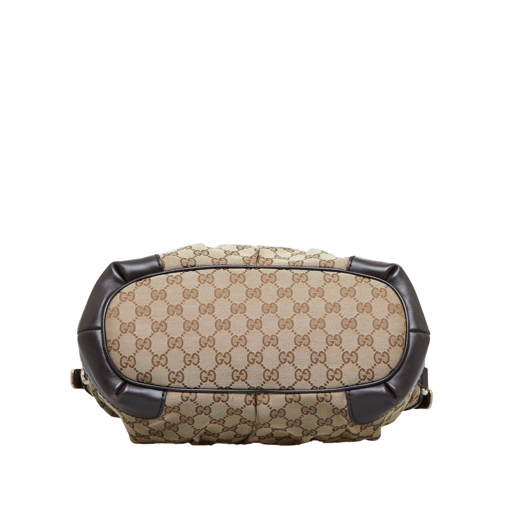 Gucci GG Canvas Sukey Satchel (SHG-O2Zpoa)