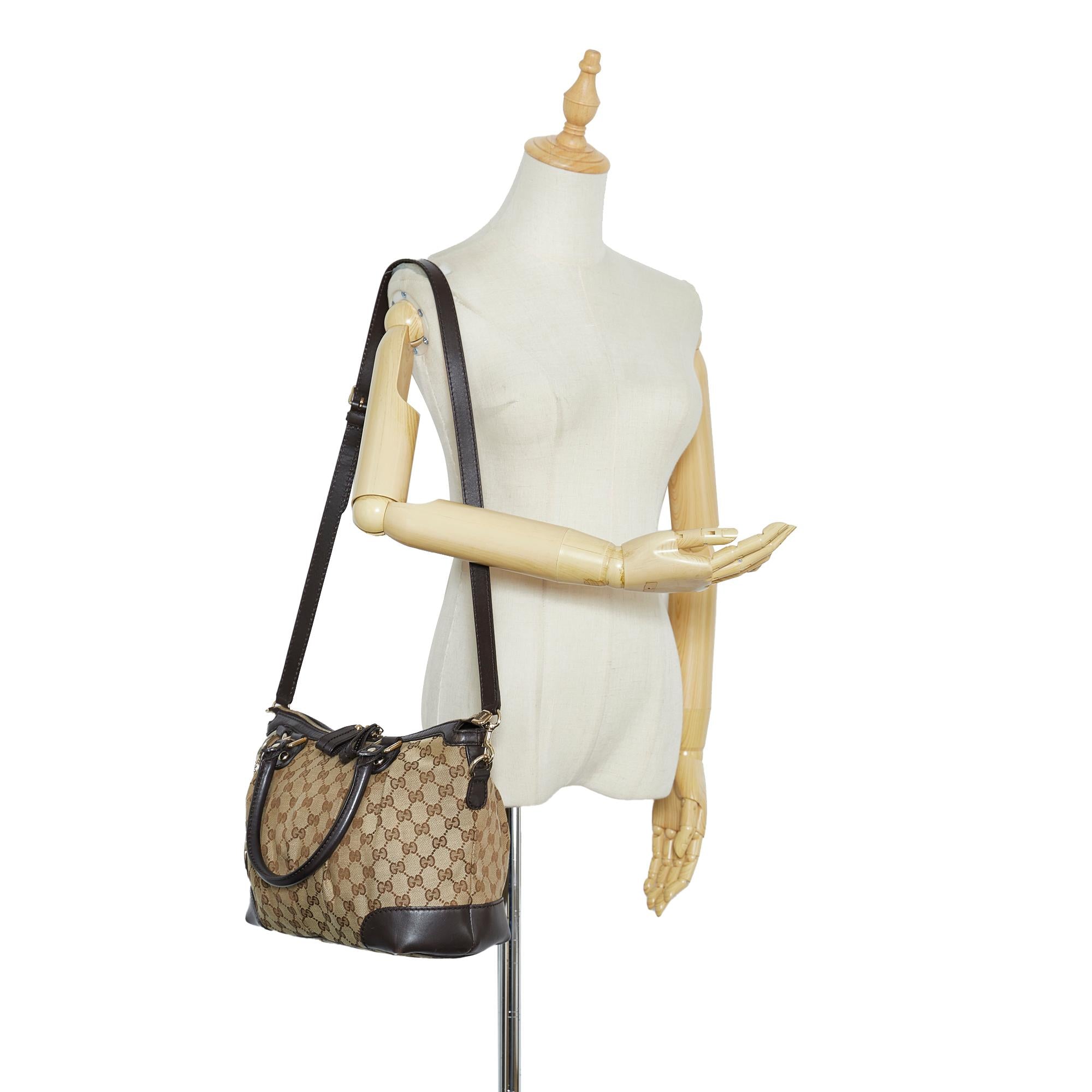 Gucci GG Canvas Sukey Satchel (SHG-O2Zpoa)