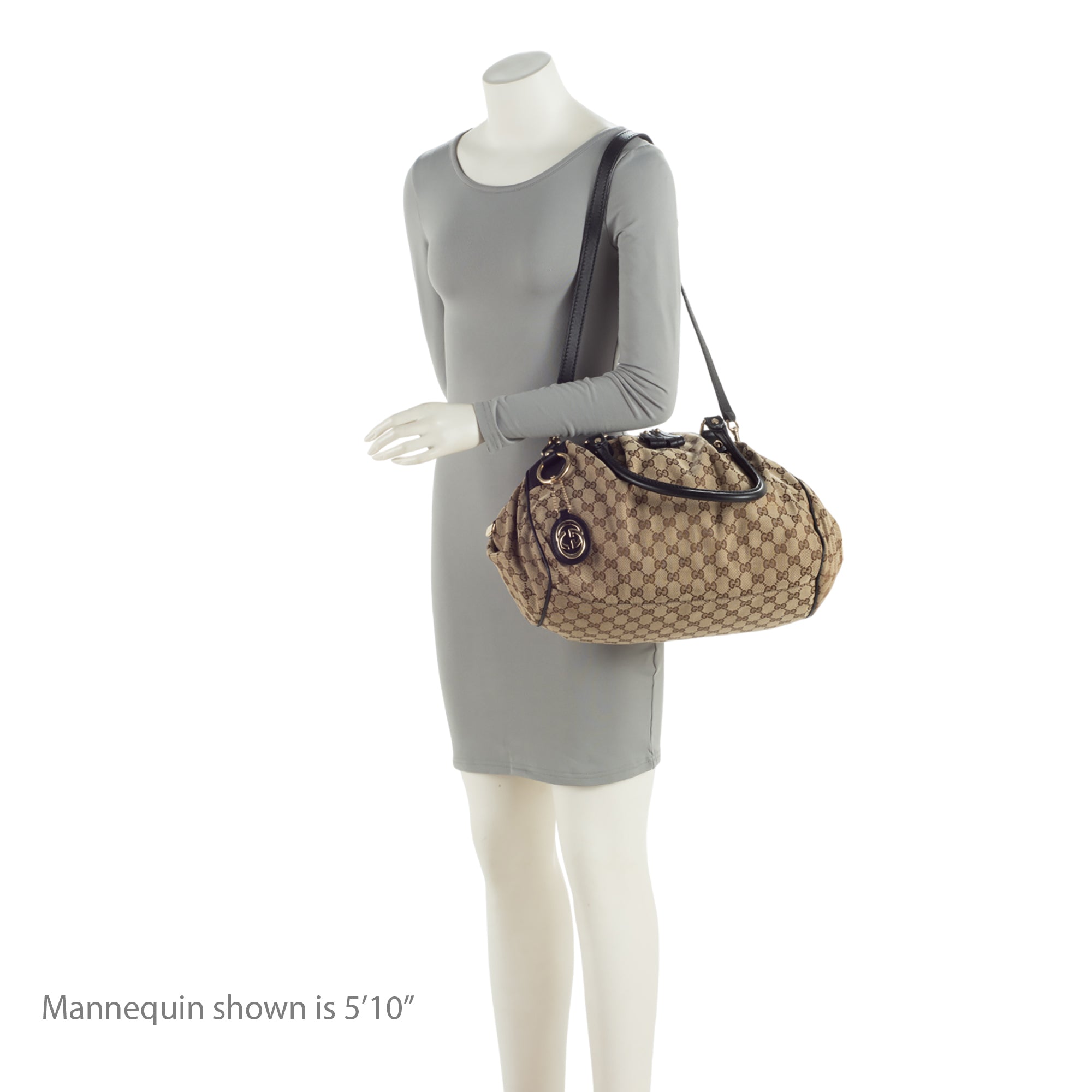 Gucci GG Canvas Sukey Satchel (SHF-sH4xON)