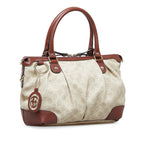 Gucci GG Canvas Sukey Satchel (SHG-M2Kzun)