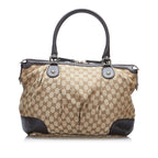 Gucci GG Canvas Sukey Satchel (SHG-nqGXYm)