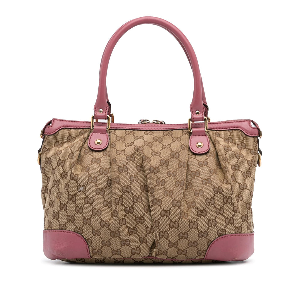 Gucci GG Canvas Sukey Satchel (SHG-2jI04a)