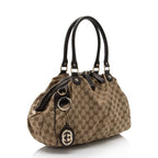 Gucci GG Canvas Sukey Satchel (SHF-9X37WL)