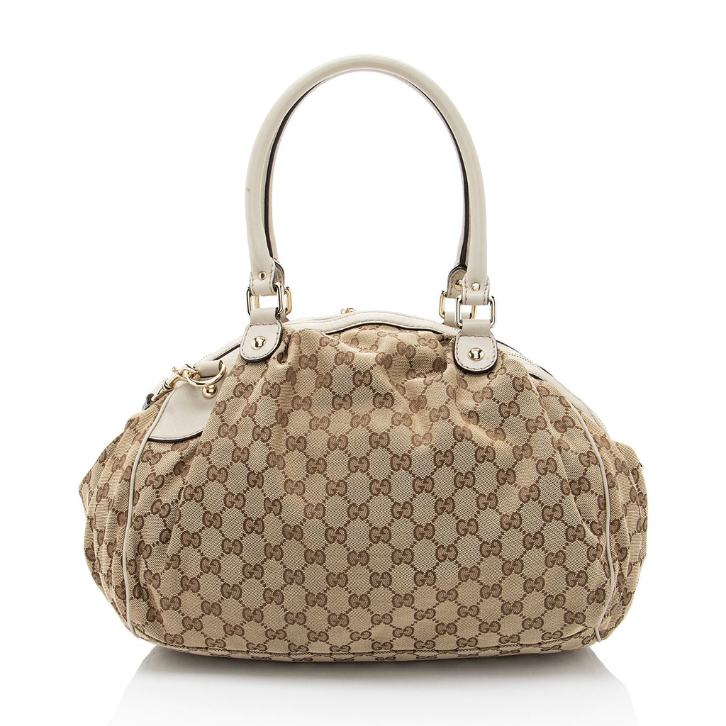 Gucci GG Canvas Sukey Satchel