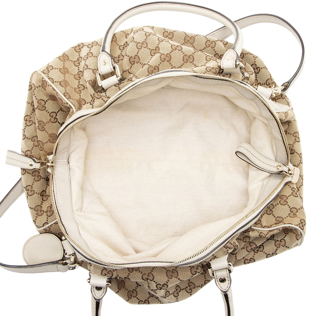 Gucci GG Canvas Sukey Satchel
