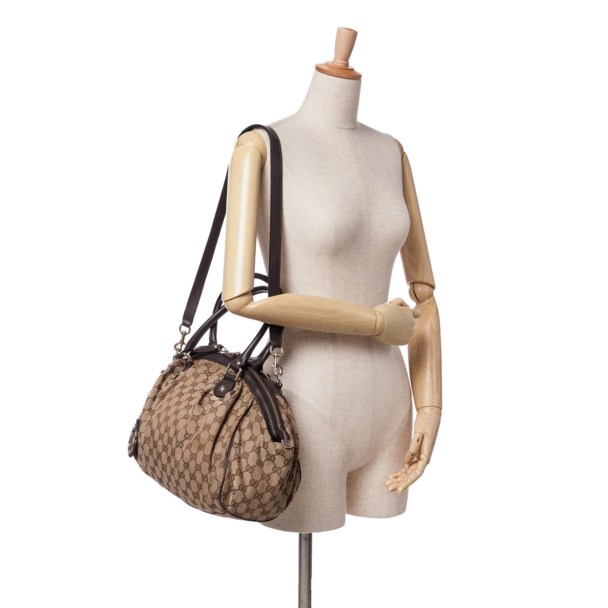Gucci GG Canvas Sukey Satchel