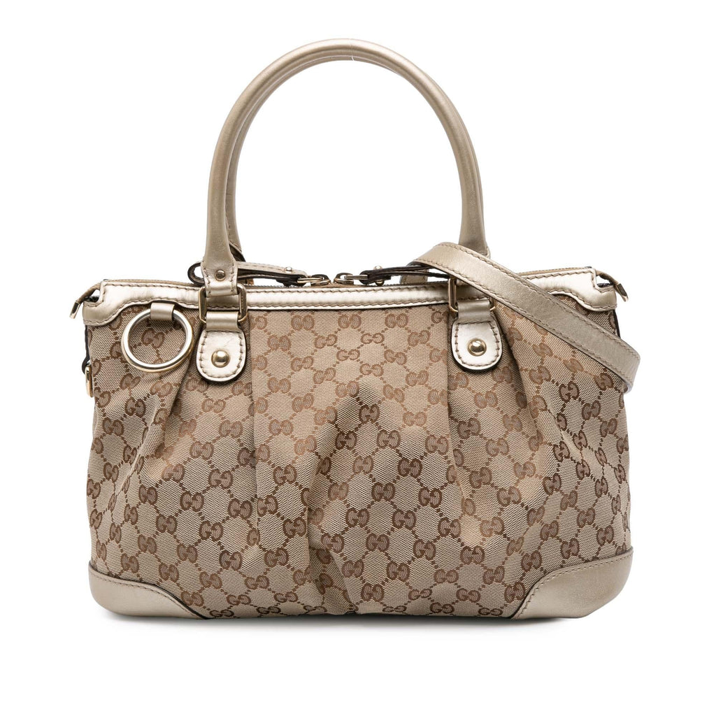 Gucci GG Canvas Sukey Satchel