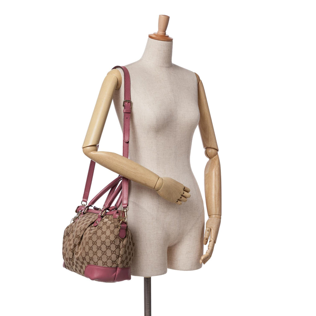 Gucci GG Canvas Sukey Satchel