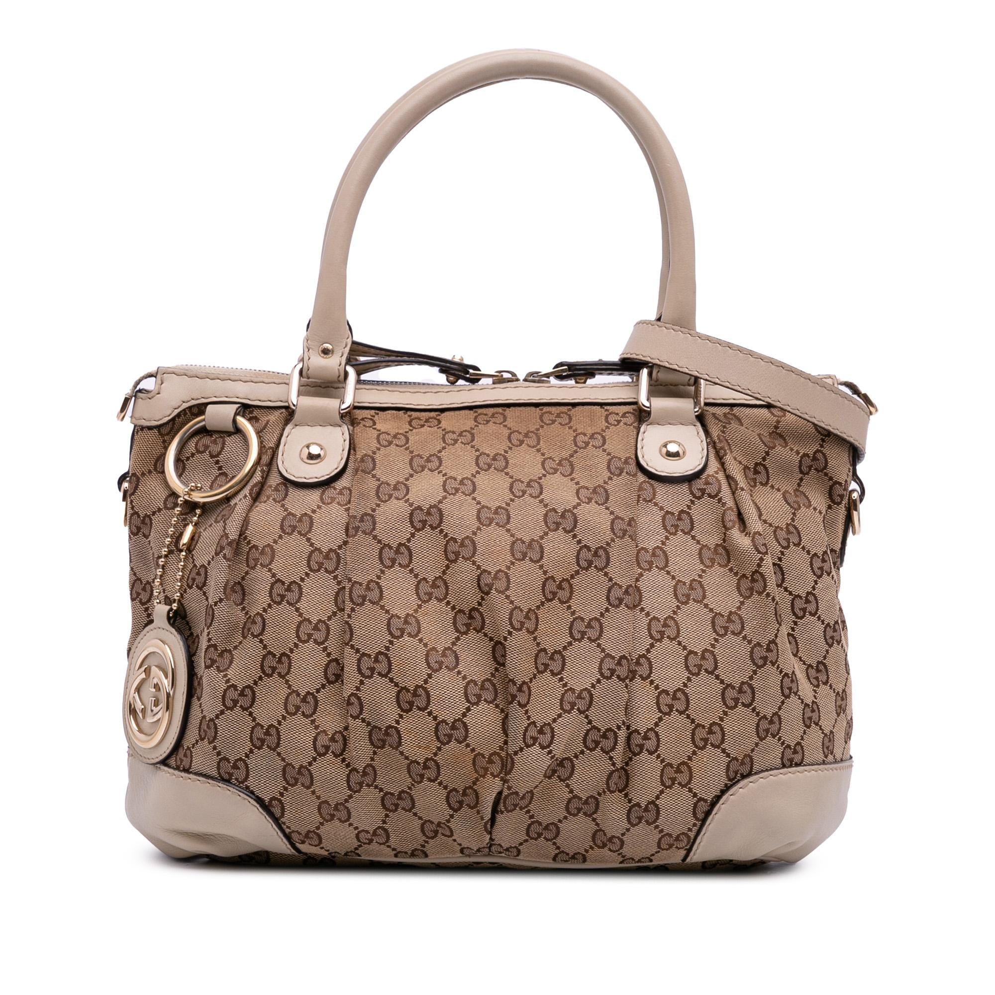 Gucci GG Canvas Sukey Satchel