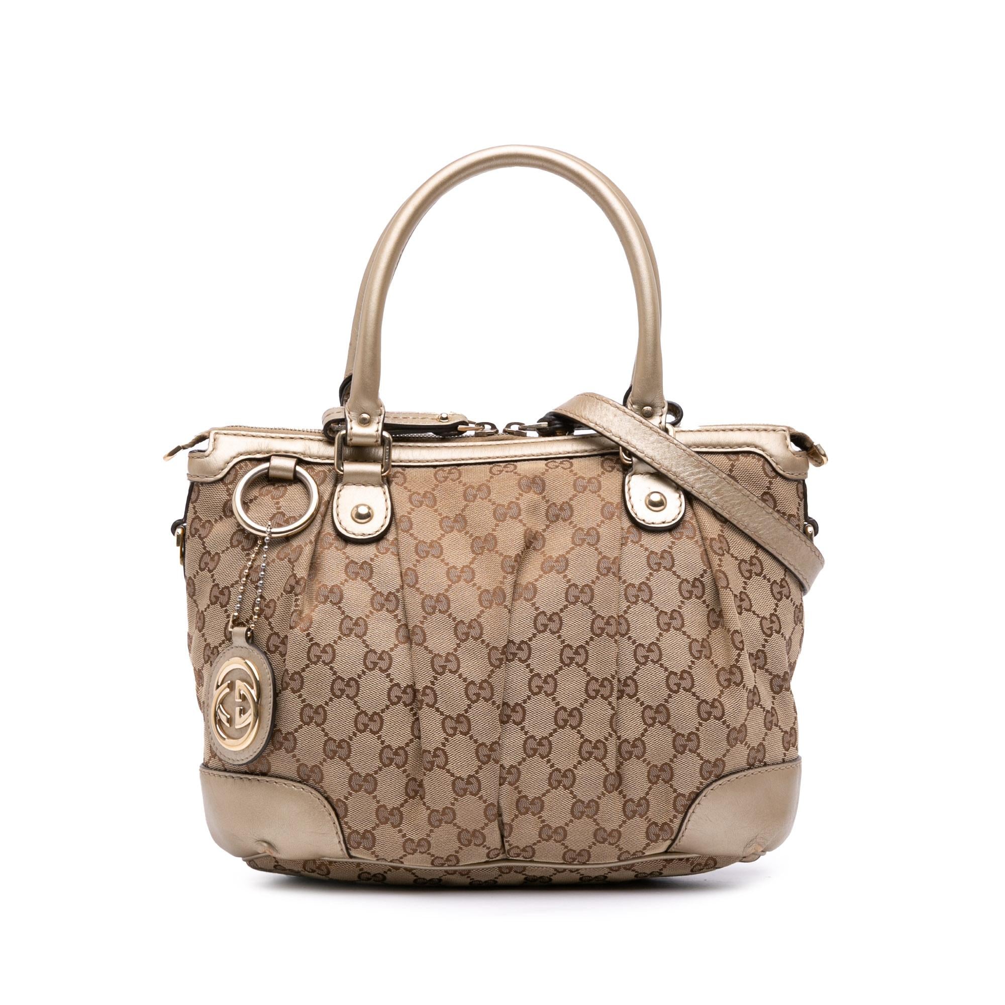 Gucci GG Canvas Sukey Satchel