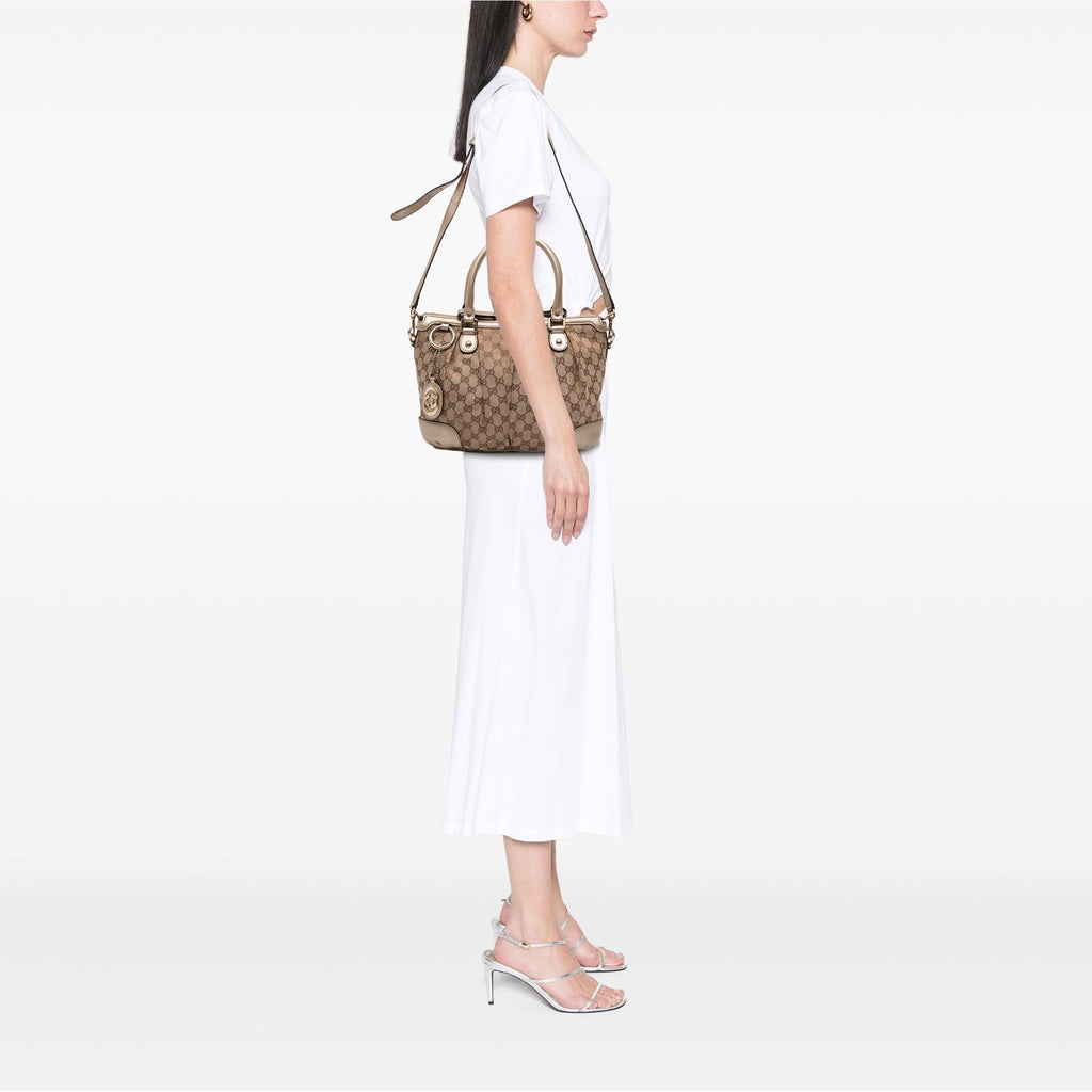 Gucci GG Canvas Sukey Satchel