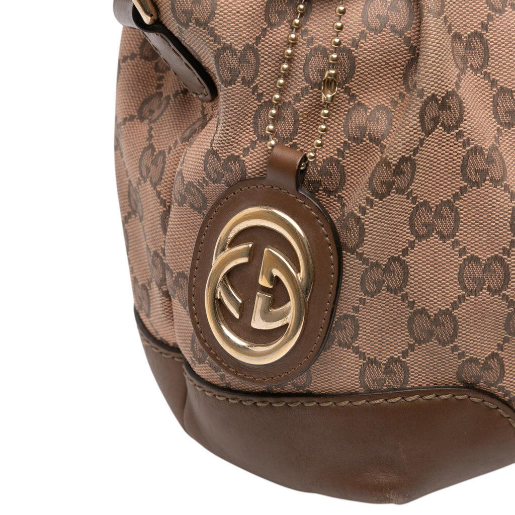 Gucci GG Canvas Sukey Satchel