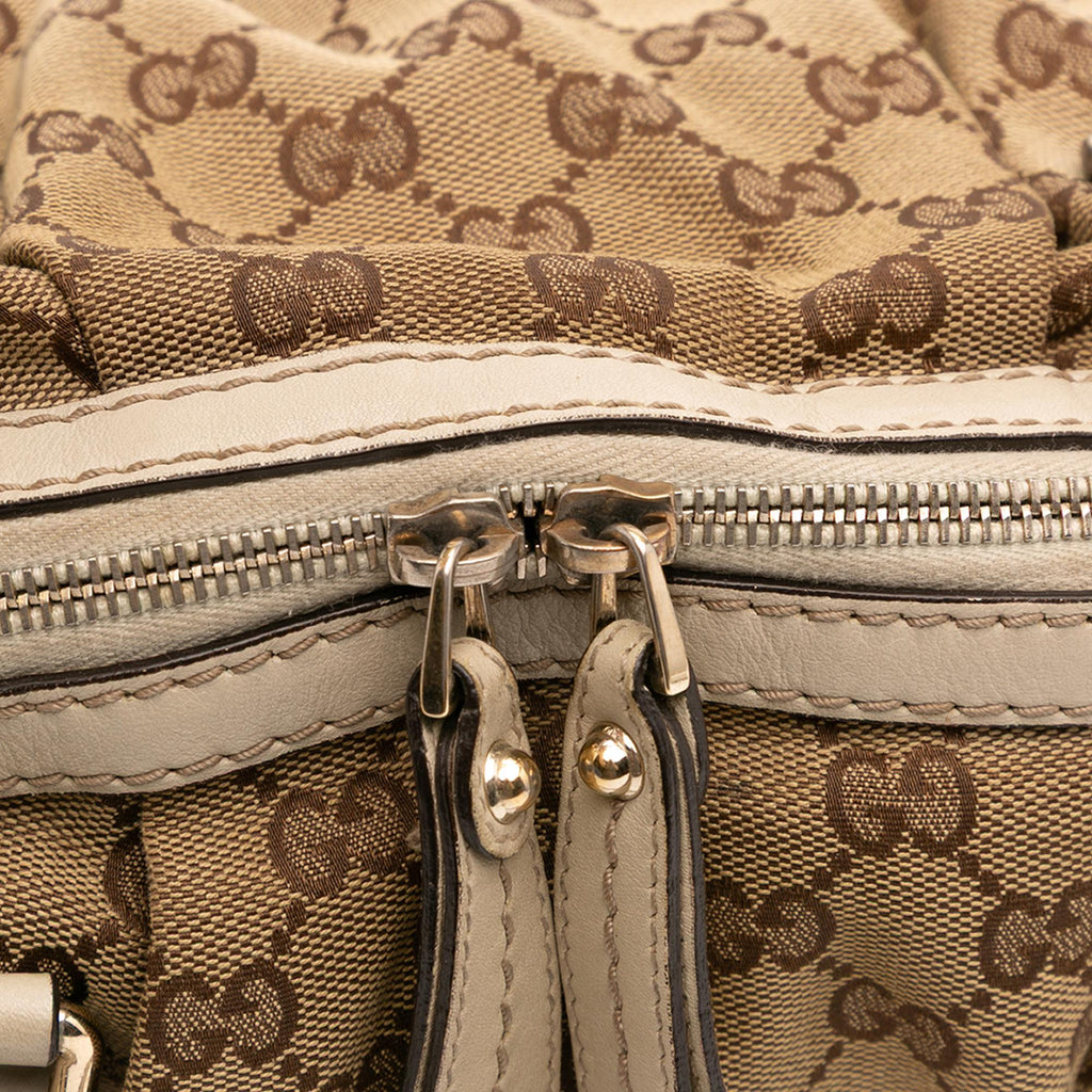 Gucci GG Canvas Sukey Satchel