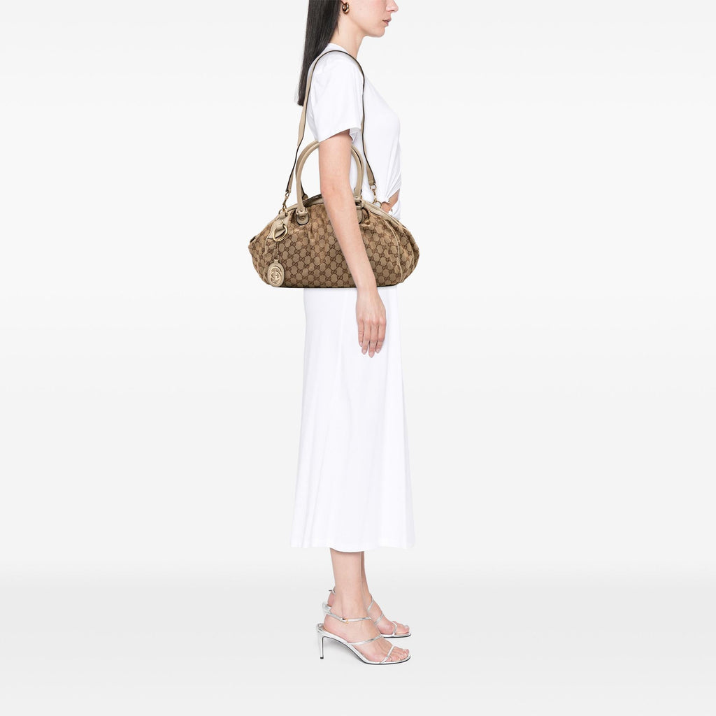 Gucci GG Canvas Sukey Satchel