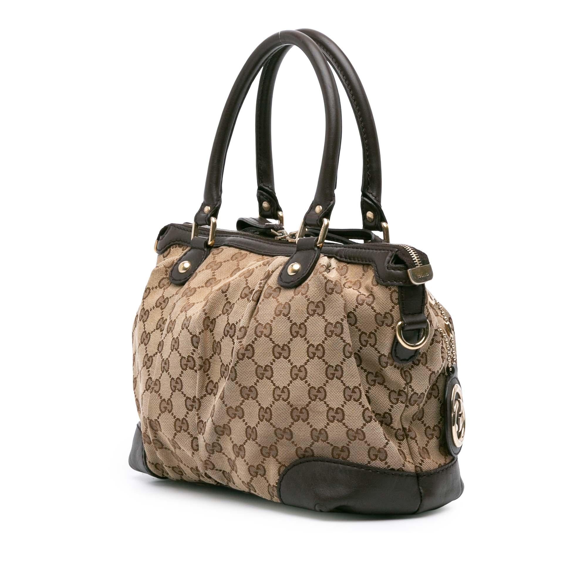 Gucci GG Canvas Sukey Satchel