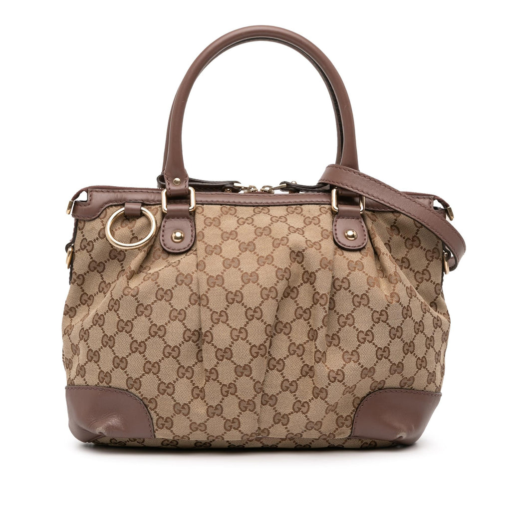 Gucci GG Canvas Sukey Satchel