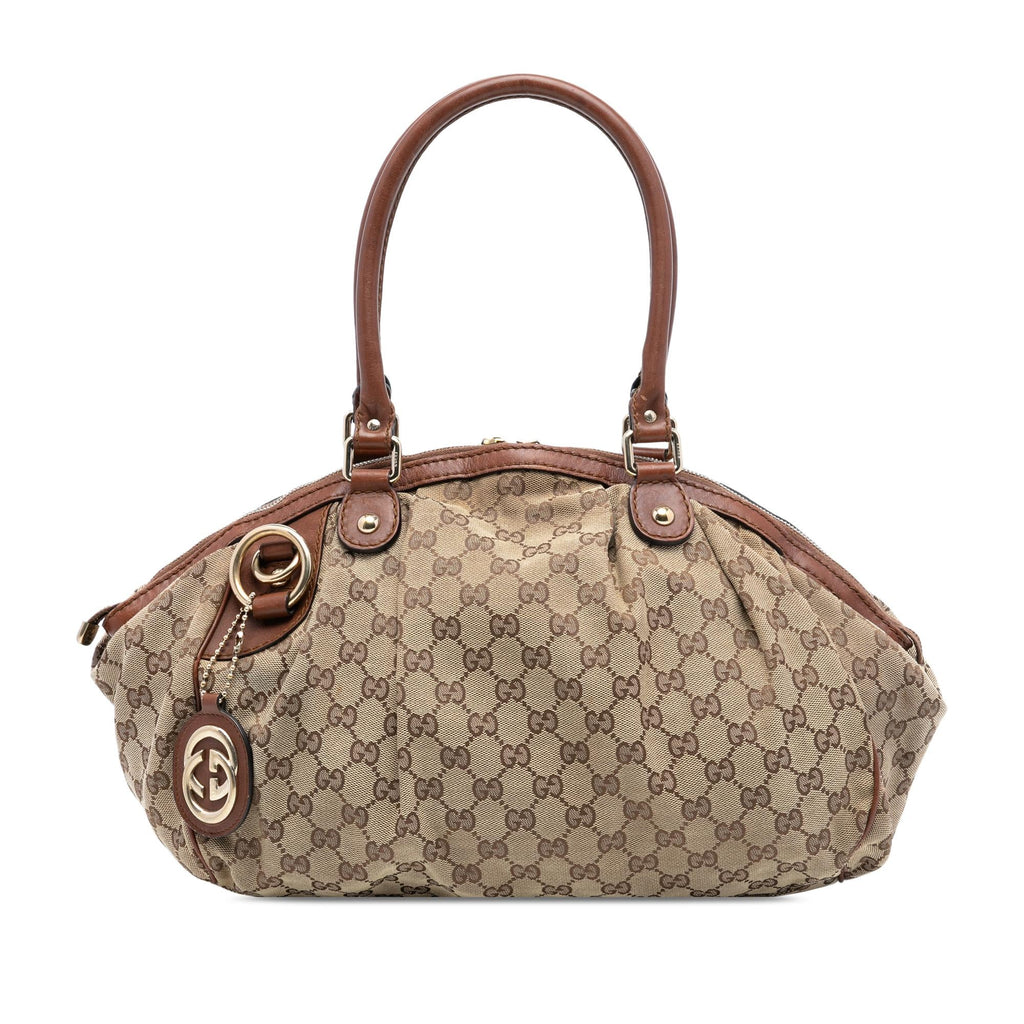 Gucci GG Canvas Sukey  Satchel