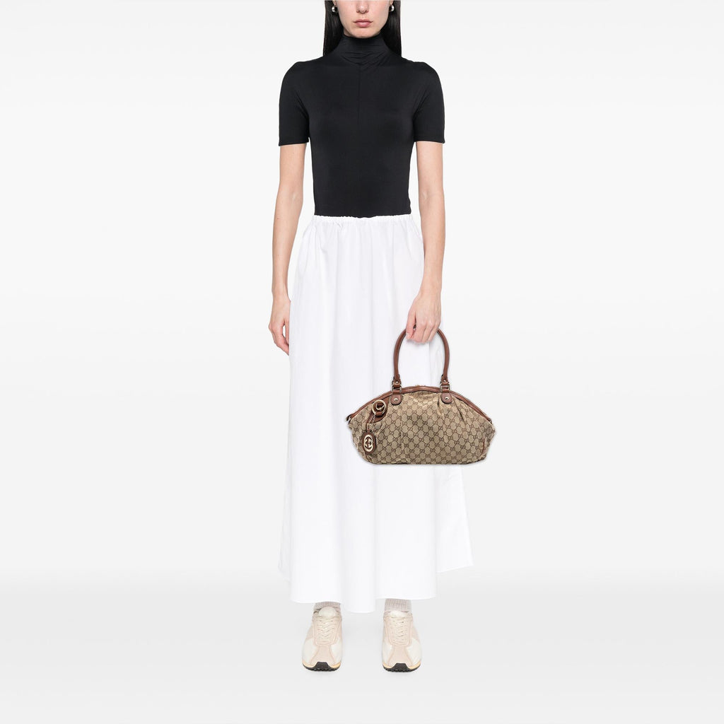 Gucci GG Canvas Sukey  Satchel