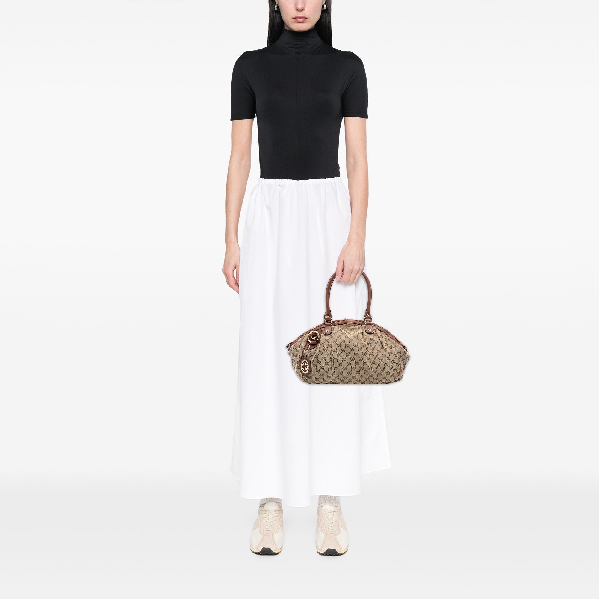 Gucci GG Canvas Sukey  Satchel