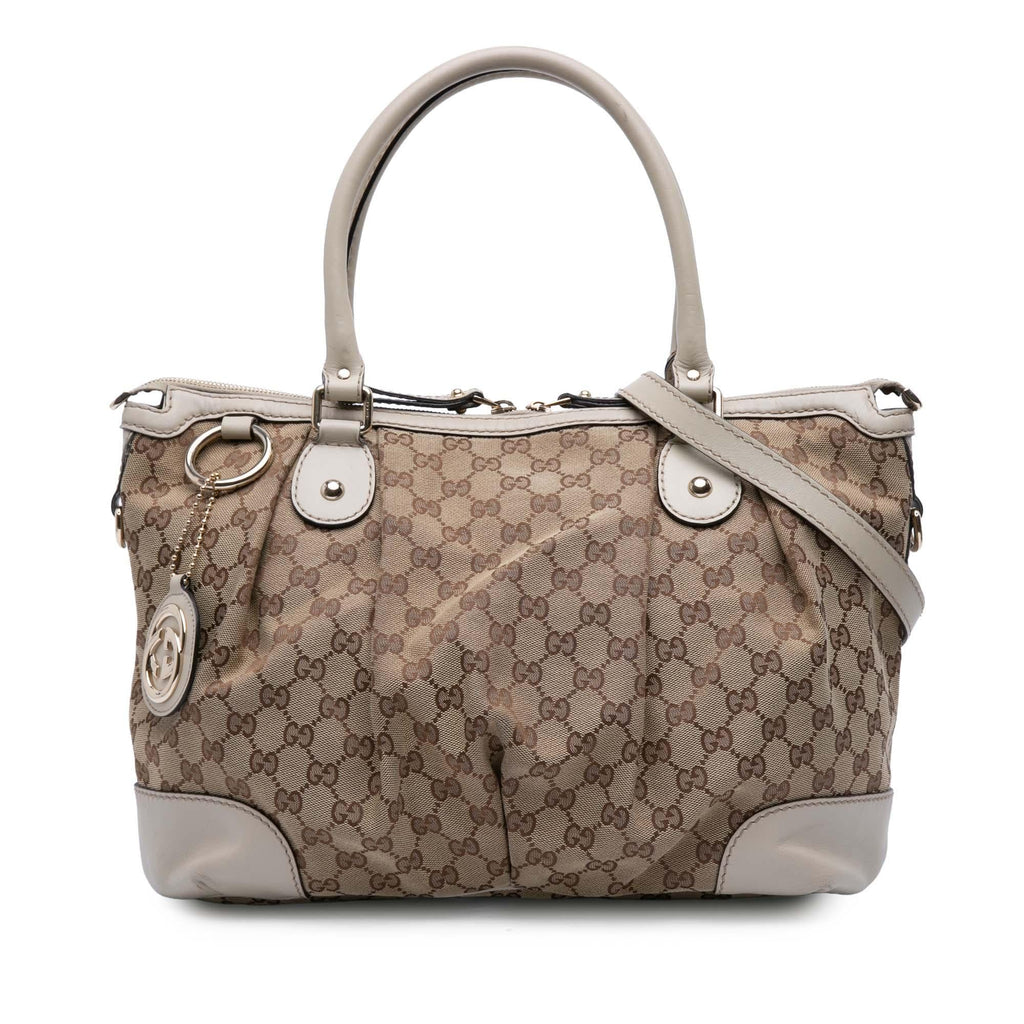 Gucci GG Canvas Sukey Satchel