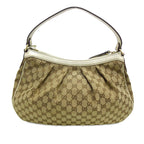 Gucci GG Canvas Sukey Shoulder Bag (SHG-BEWwh3)
