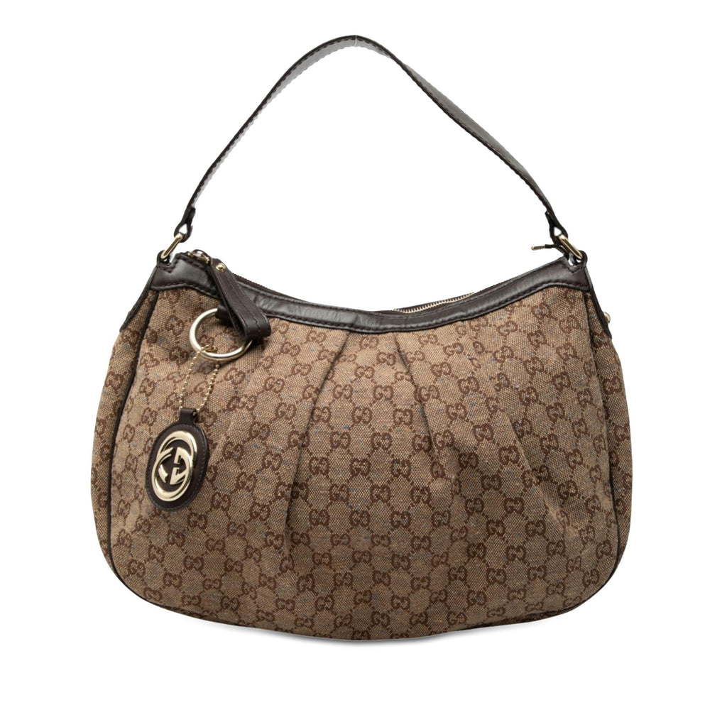 Gucci GG Canvas Sukey Shoulder Bag