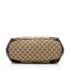Gucci GG Canvas Sukey Top Handle Large Satchel (SHF-UQfjnb)