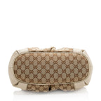 Gucci GG Canvas Sukey Top Handle Medium Satchel (SHF-20030)