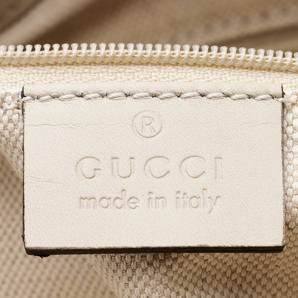 Gucci GG Canvas Sukey Top Handle Medium Satchel (SHF-20030)