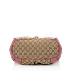 Gucci GG Canvas Sukey Top Handle Medium Satchel (SHF-20045)